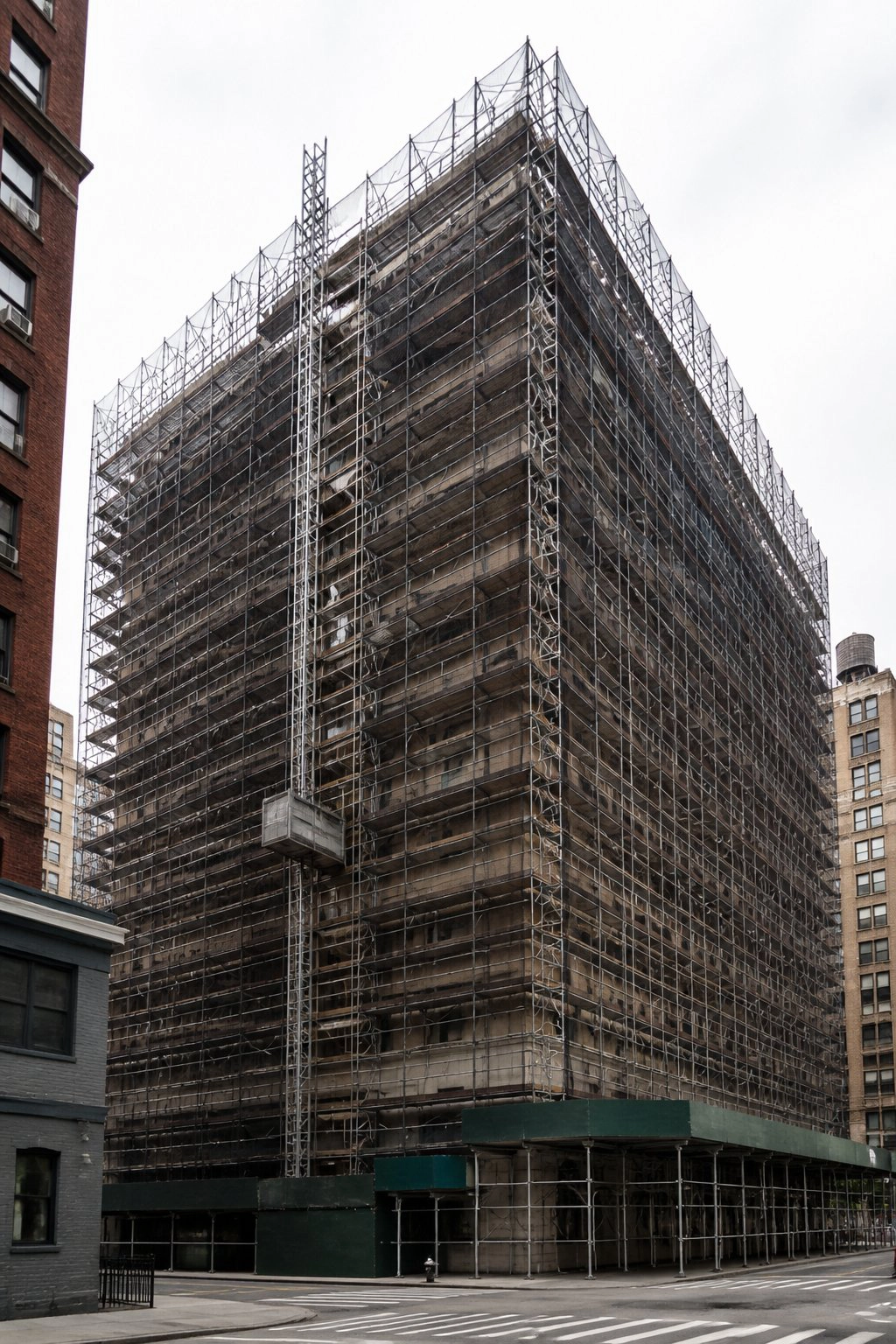 Brick pointing NYC project